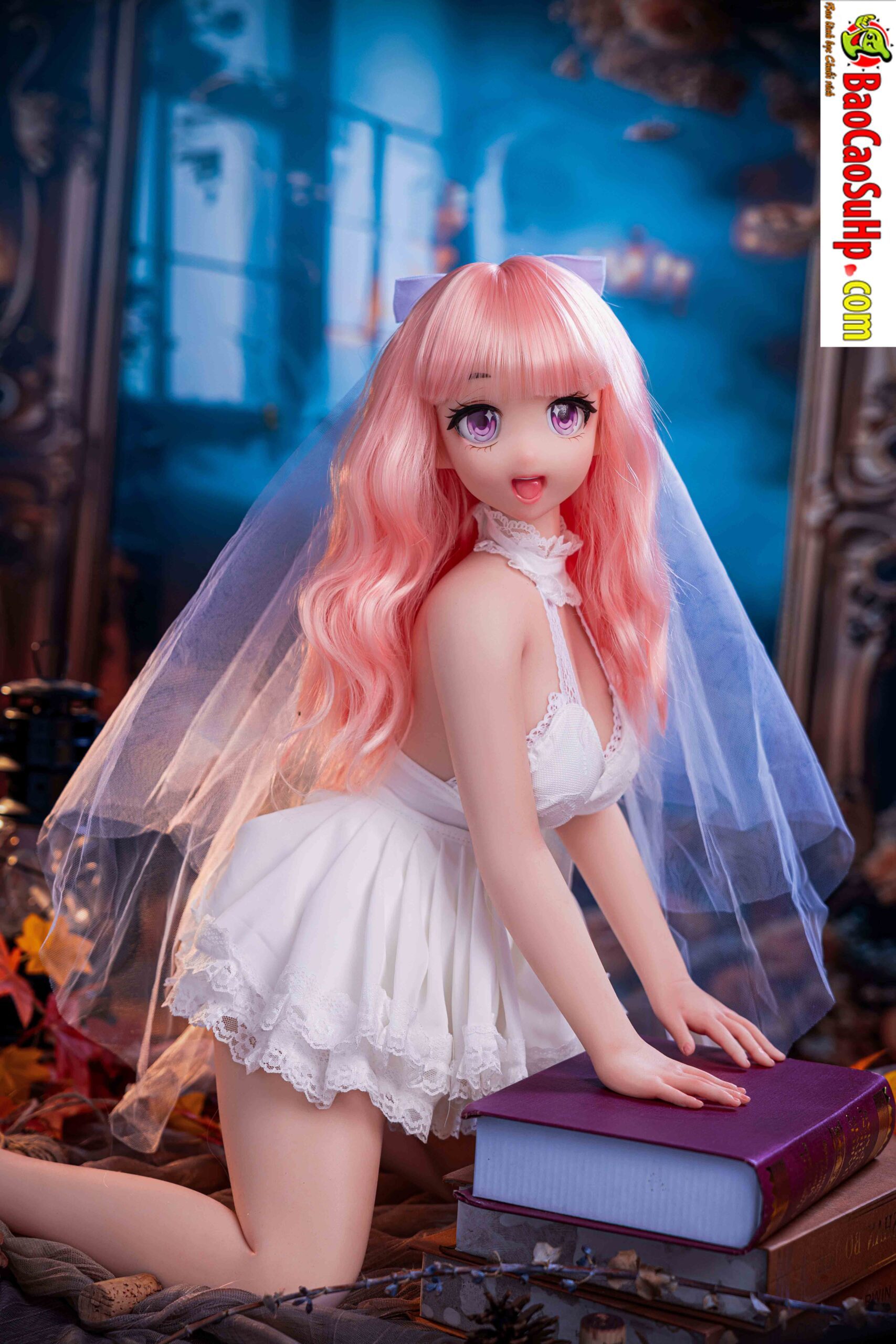 bup be tinh duc Anime Bianca 88cm 20 scaled - Búp bê tình dục đầy đủ tay chân Anime Bianca cô dâu xinh xắn 88cm Silicone