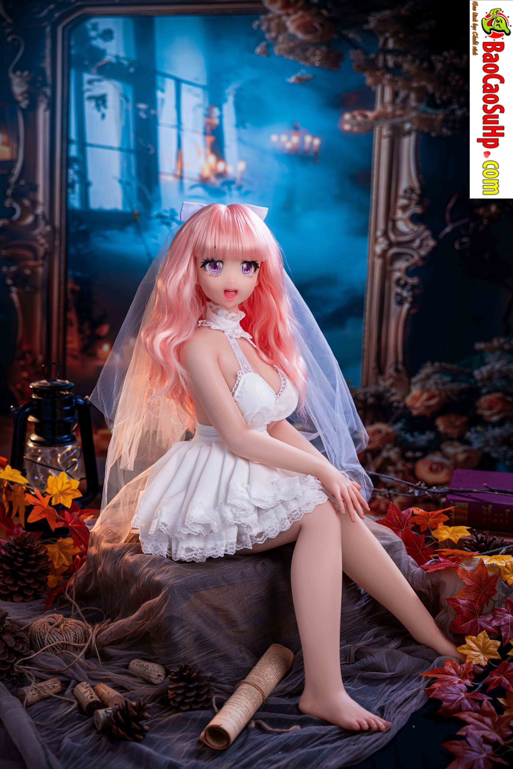 bup be tinh duc Anime Bianca 88cm 7 scaled - Búp bê tình dục đầy đủ tay chân Anime Bianca cô dâu xinh xắn 88cm Silicone