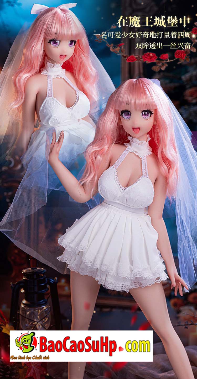 Búp bê tình dục đầy đủ tay chân Anime Bianca cô dâu xinh xắn silicon cao cấp