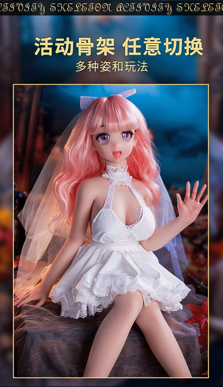 gt bup be tinh duc Anime Bianca 88cm 17 - Búp bê tình dục đầy đủ tay chân Anime Bianca cô dâu xinh xắn 88cm Silicone