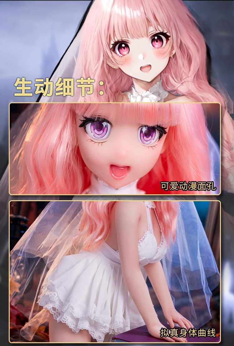 gt bup be tinh duc Anime Bianca 88cm 8 - Búp bê tình dục đầy đủ tay chân Anime Bianca cô dâu xinh xắn 88cm Silicone