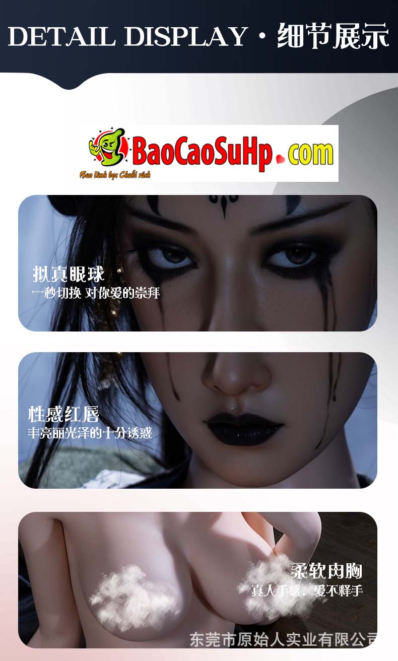 bup be tinh duc tu nuong Black Myth Wukong 10 - Búp bê tình dục Full Silicone Tứ Nương Black Myth: Wukong 1m59