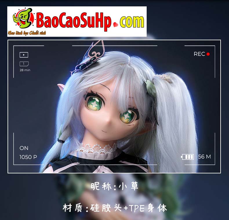 Búp bê tình dục anime BJD 1m đầu silicone chân thực, handmade