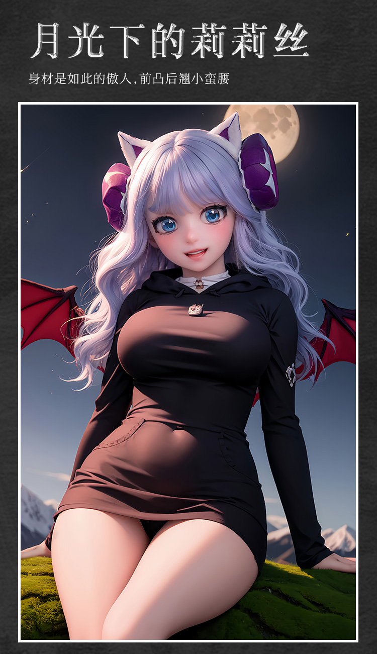 Bup be tinh duc Anime Mizzzee Little Devil Lilith 10 - Búp bê tình dục Búp bê đầu silicon Anime Mizzzee Little Devil Lilith 80 cm