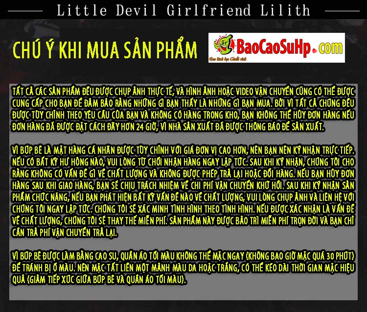 详情 20 - Búp bê tình dục Búp bê đầu silicon Anime Mizzzee Little Devil Lilith 80 cm