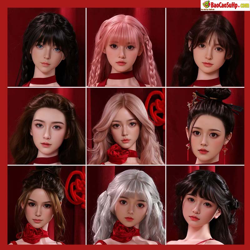 Búp bê tình dục Full Silicone đầu Dung Nguyệt đa dạng 1m58 siêu thật