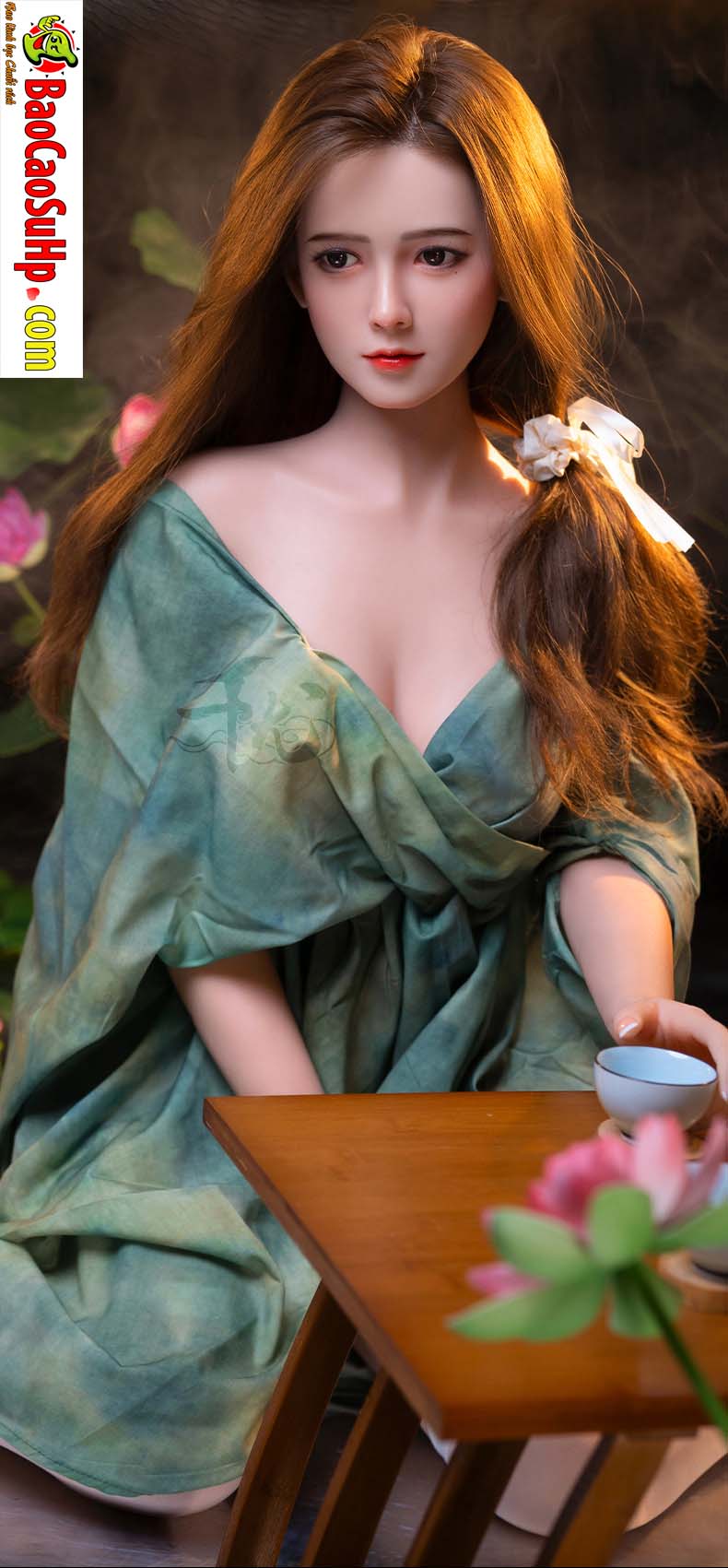 Búp bê tình dục silicone Full Nhã Tịnh 1m59 nết na hiền dịu thật