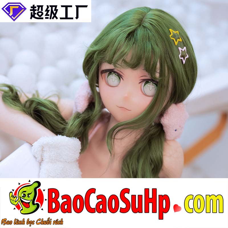 Búp bê tình dục Anime Shun tóc xanh 1m48 dễ thương mắt to tròn