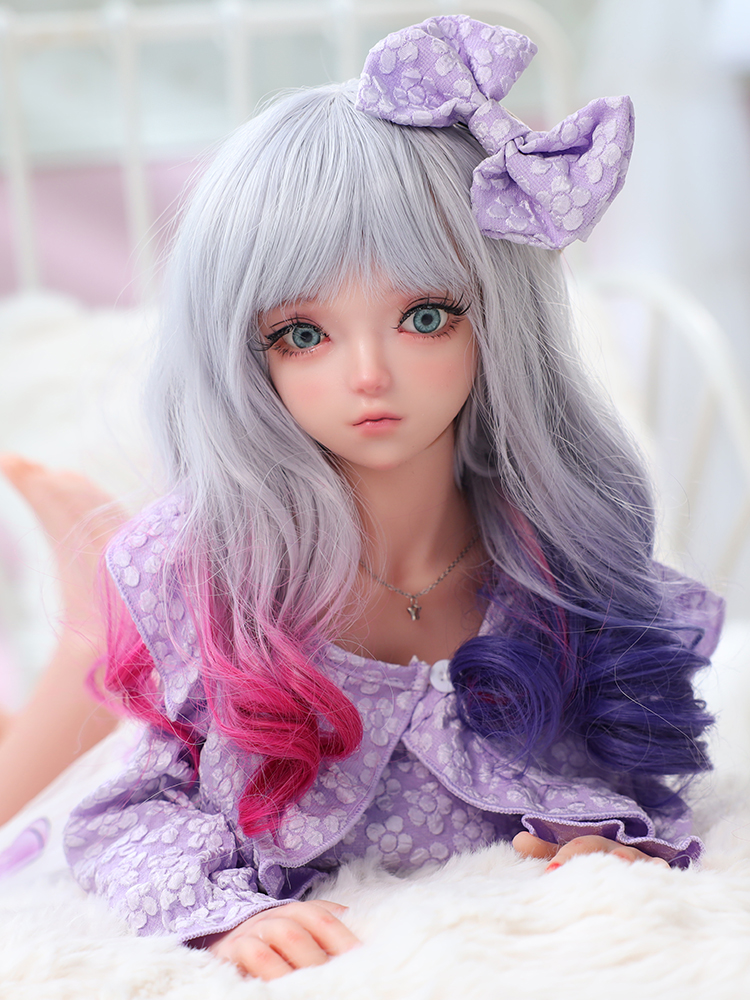 Búp bê tình dục full thân Anime Nhã Lâm váy tím 80cm dễ thương 