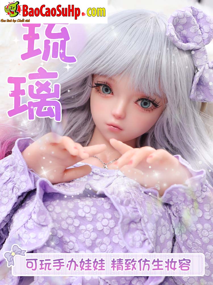 Búp bê tình dục full body Anime Nhã Lâm váy tím 80cm siêu mềm mại hấp dẫn
