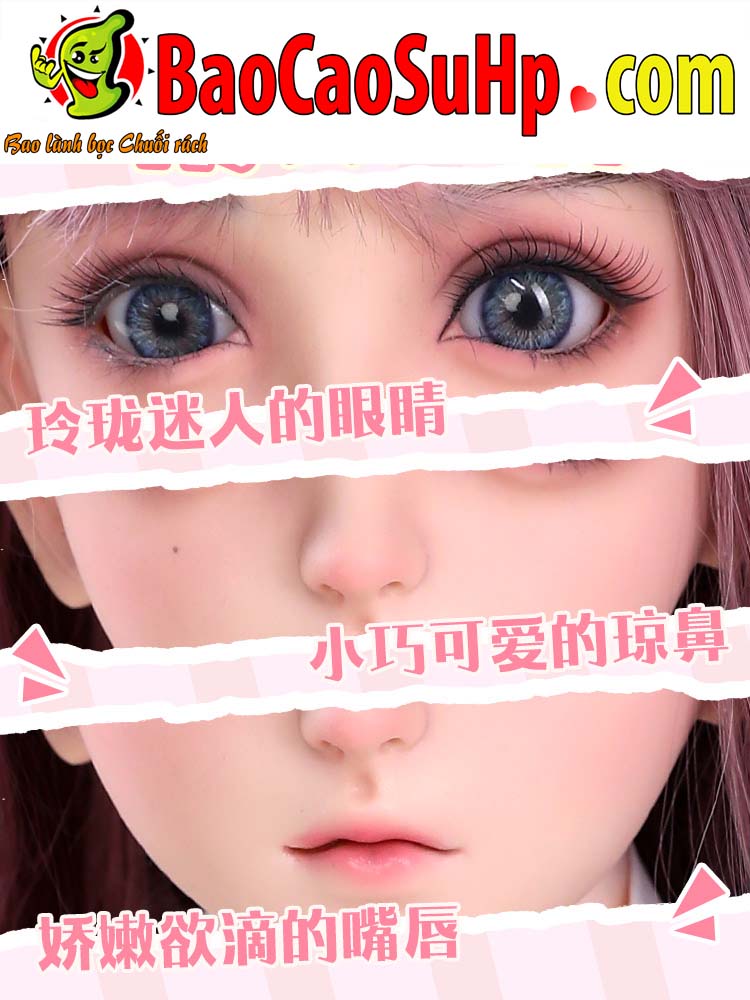 Búp bê tình dục Loli Masato tóc hồng ngây thơ dễ thương 1m1