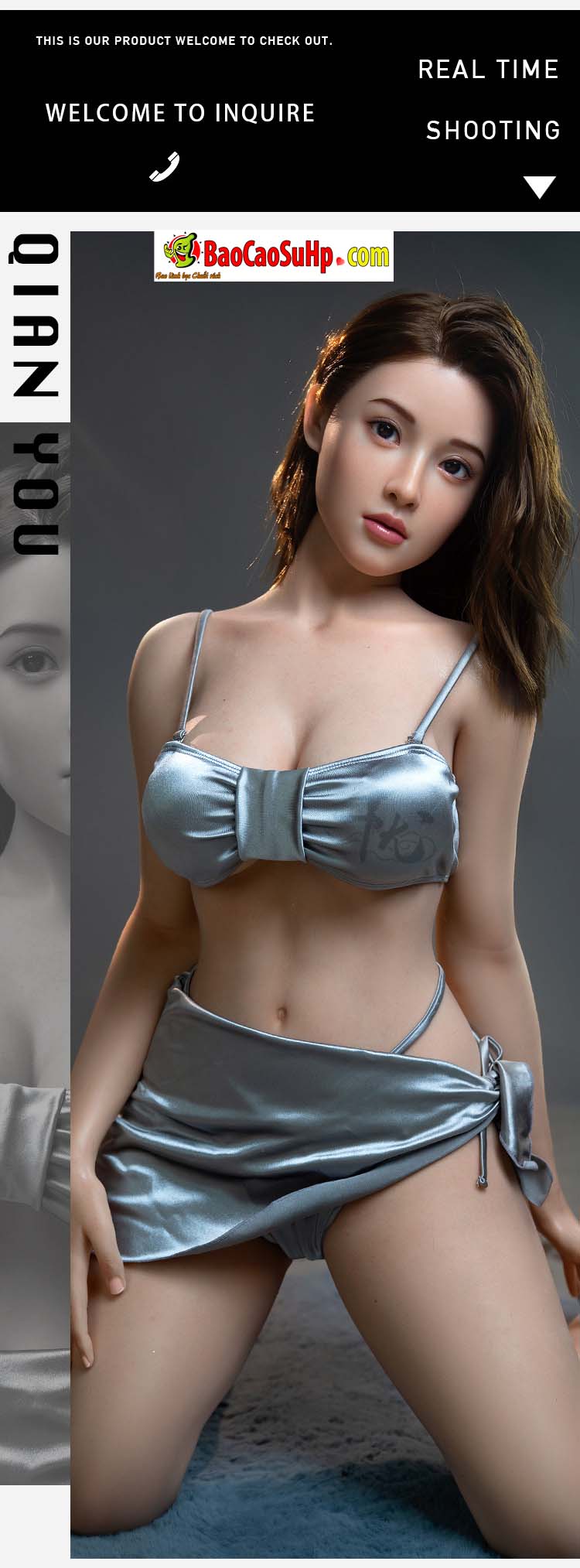 Búp Bê Tình Dục Koharu Full Silicone Mắt To Ngực Khủng 1m58