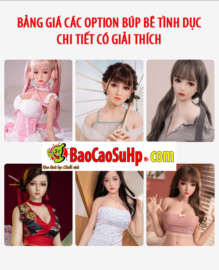Bảng Giá Búp Bê Tình Dục Option Đa Dạng, Chi Tiết Mua Ngay