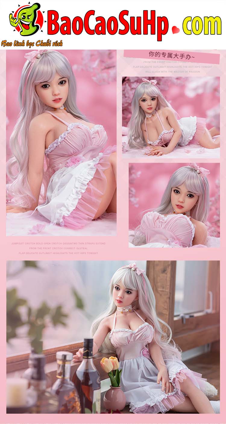 Bup be tinh duc Full Anime Mini Hanae 18 - Búp bê tình dục Full Anime Mini Hanae cô công chúa nhỏ Silicone (Oder) 80cm