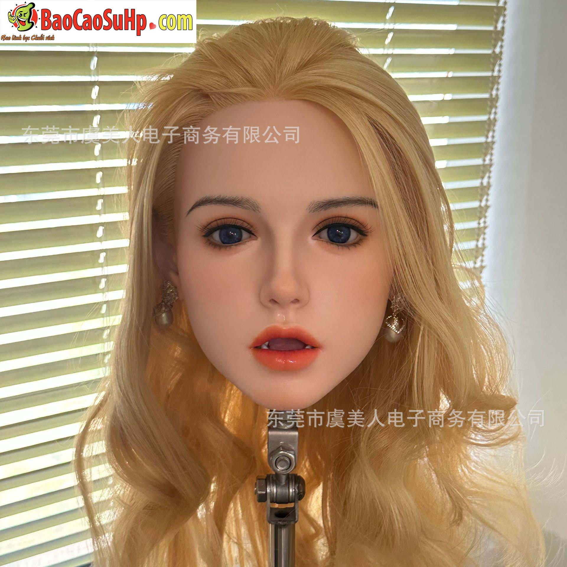 dau bup be tinh duc chau au M16 12 - Mẫu đầu búp bê tình dục Full Silicone cấy tóc trang điểm 3 lớp M16690