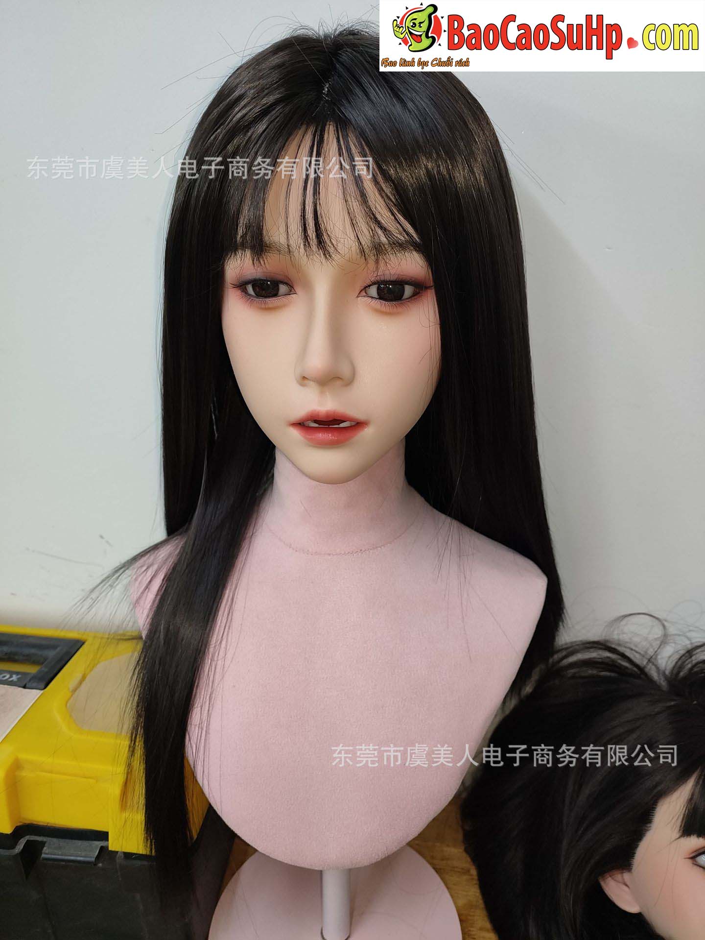 dau bup be tinh duc chau au M16 16 - Mẫu đầu búp bê tình dục Full Silicone cấy tóc trang điểm 3 lớp M16690