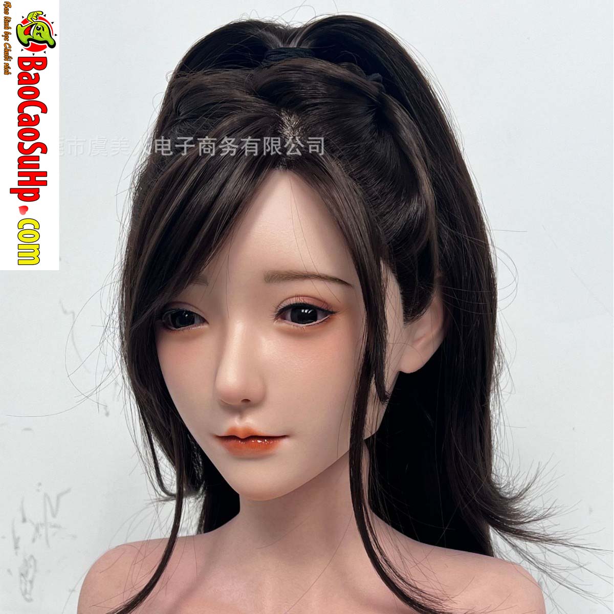 Đầu Búp Bê Silicone Cấy Tóc Trang Điểm M170091 - Tháo Lắp Thuận Tiện