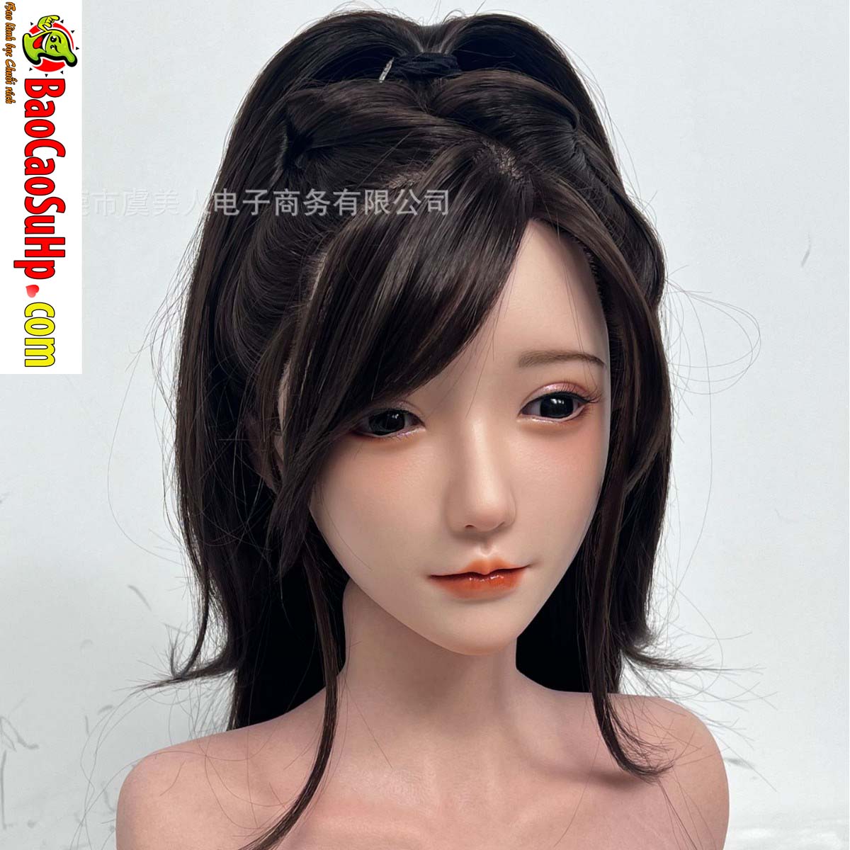 Đầu Búp Bê Silicone Cấy Tóc Trang Điểm M170091 - Tháo Lắp Thuận Tiện