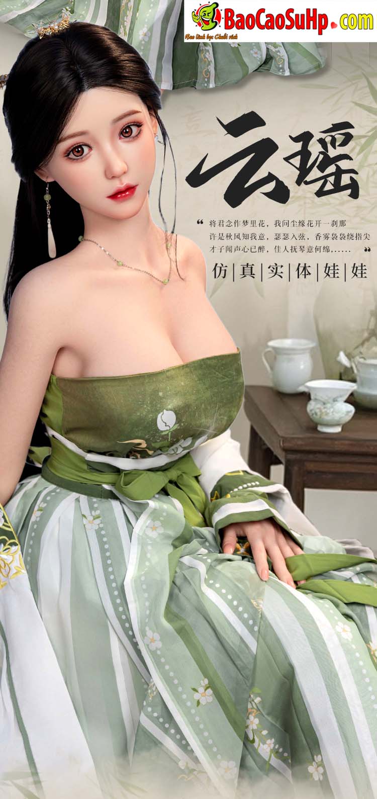 gioi thieu Bup be tinh duc Full Mizzzee Van Dao tieu thu ngay tho xinh dep 1m59 2 - Búp bê tình dục Full Mizzzee Vân Dao tiểu thư ngây thơ xinh đẹp 1m59 đầu Silicone thân TPE