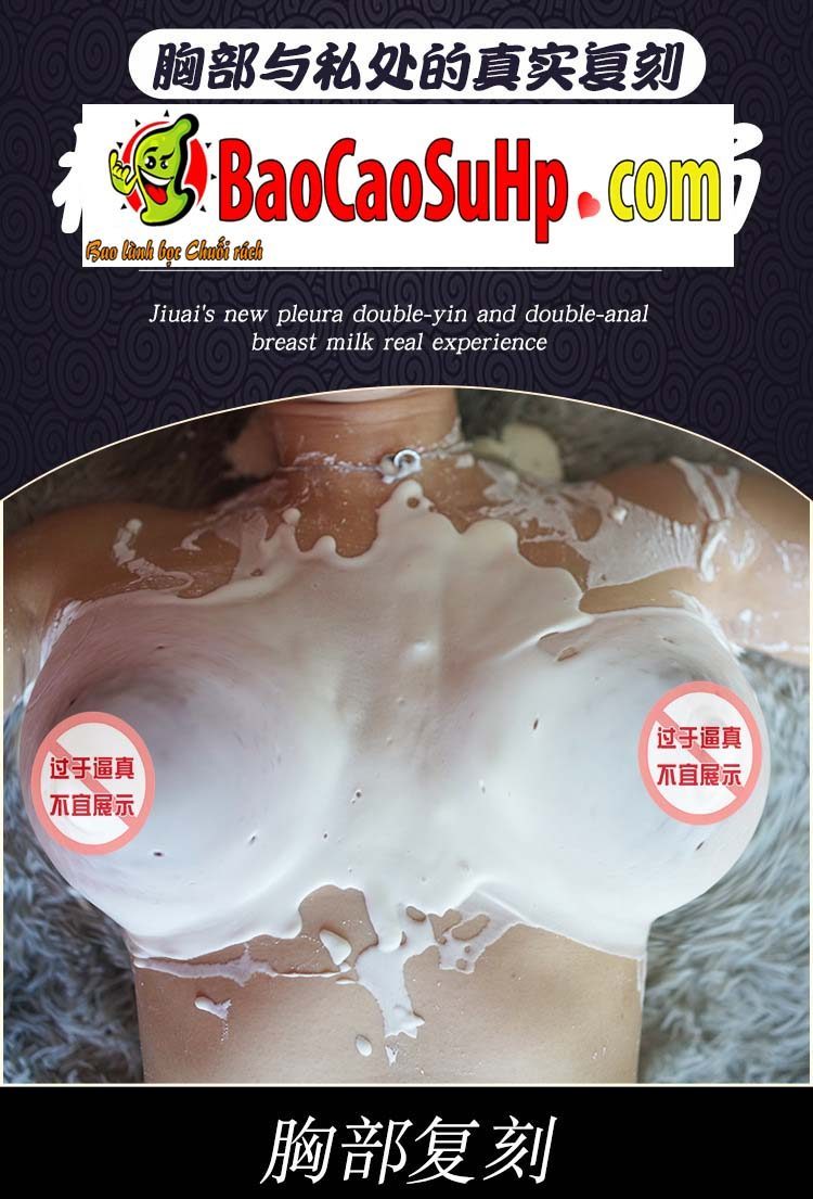 Vếu nguyên khối Klipper 3in1 2 âm đạo siêu mềm mại, kích thích