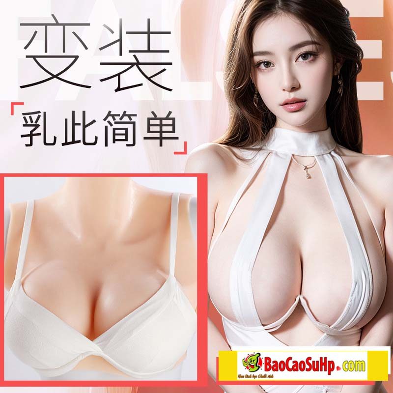 Ngực giả đeo silicone Mizzzee Amethyst mô phỏng bộ ngực phụ nữ trưởng thành
