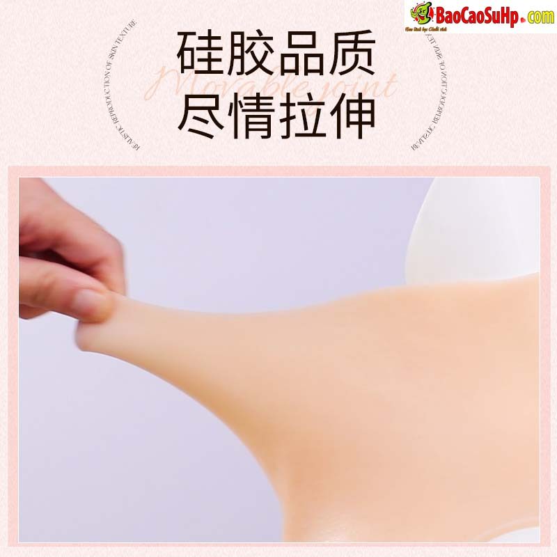 Ngực giả silicone Mizzzee Amethyst tự nhiên mềm mại tinh tế