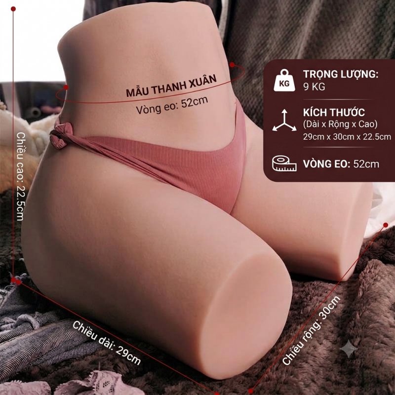 Mông nguyên khối có bộ đùi lớn dài to Jiuai Enatsu rung lắc 9kg