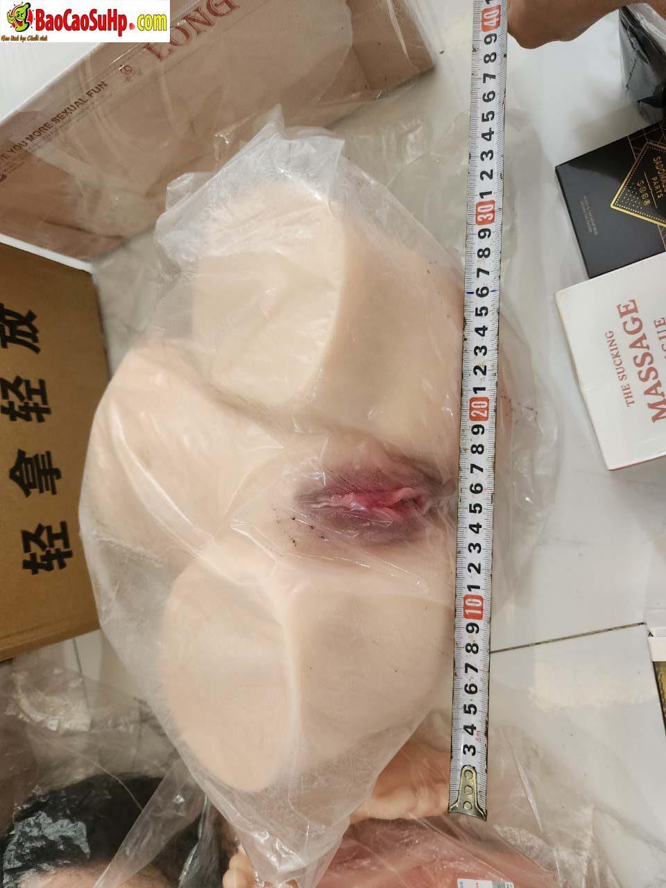 Mông giả nguyên khối 8kg rung lắc phát nhiệt khung xương cao cấp Nenito