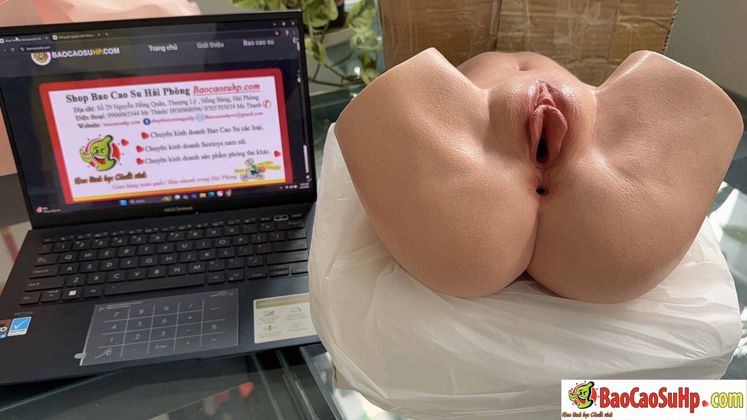 Mông giả nguyên khối Silicone COC LHG-009 Wilfred 6kg sexy chuẩn