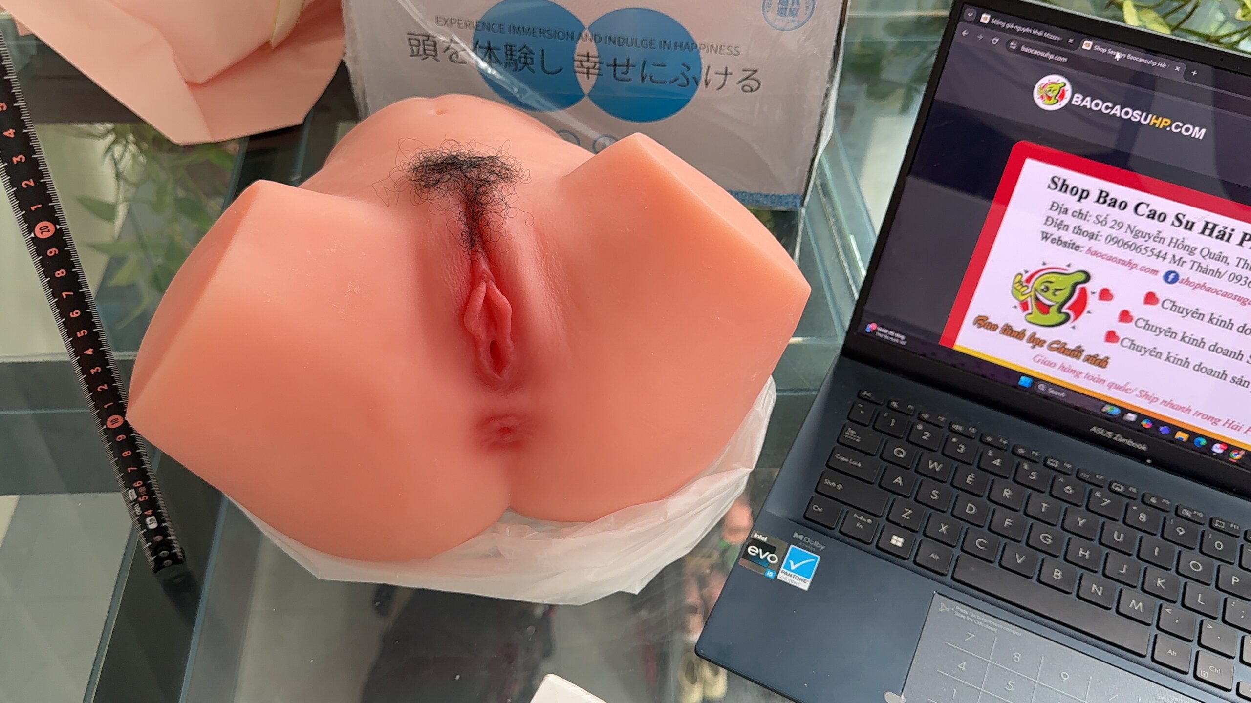 Mông giả nguyên khối Mizzzee Sakai Hiroko 6kg lông thật da sần