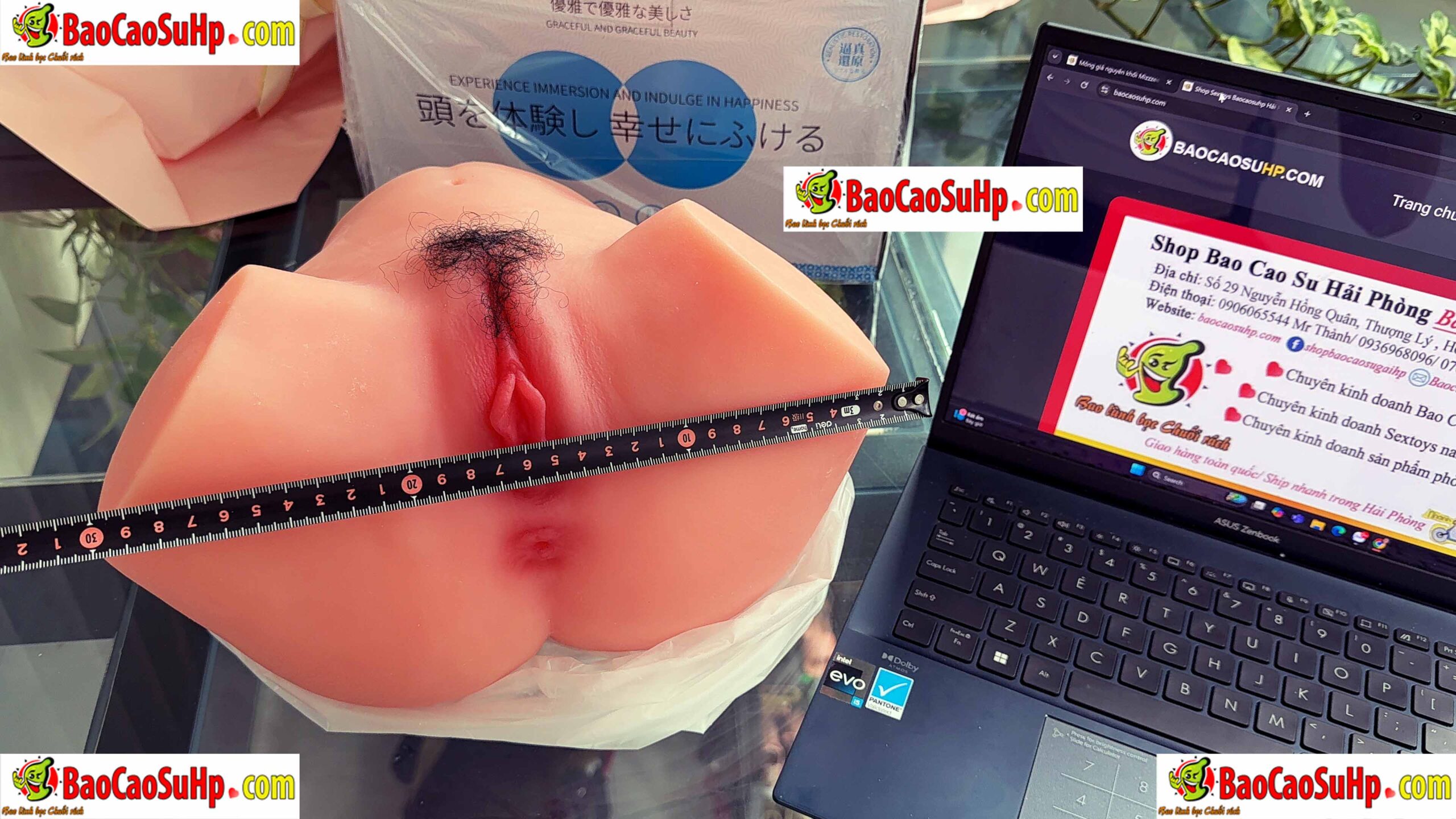 Mông giả nguyên khối Mizzzee Sakai Hiroko 6kg lông thật da sần