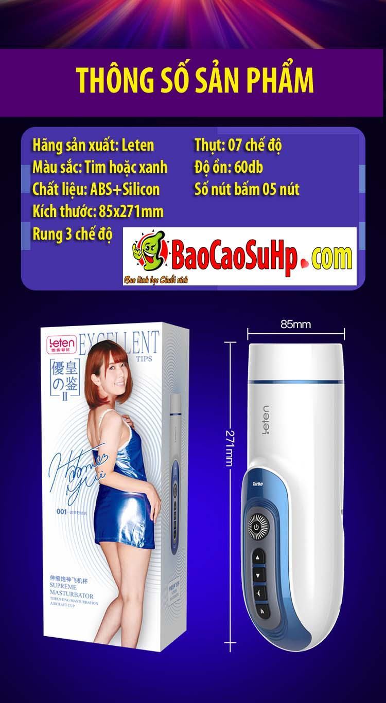 Cốc thủ dâm Leten tự động Thụt giật mạnh mẽ cực sướng