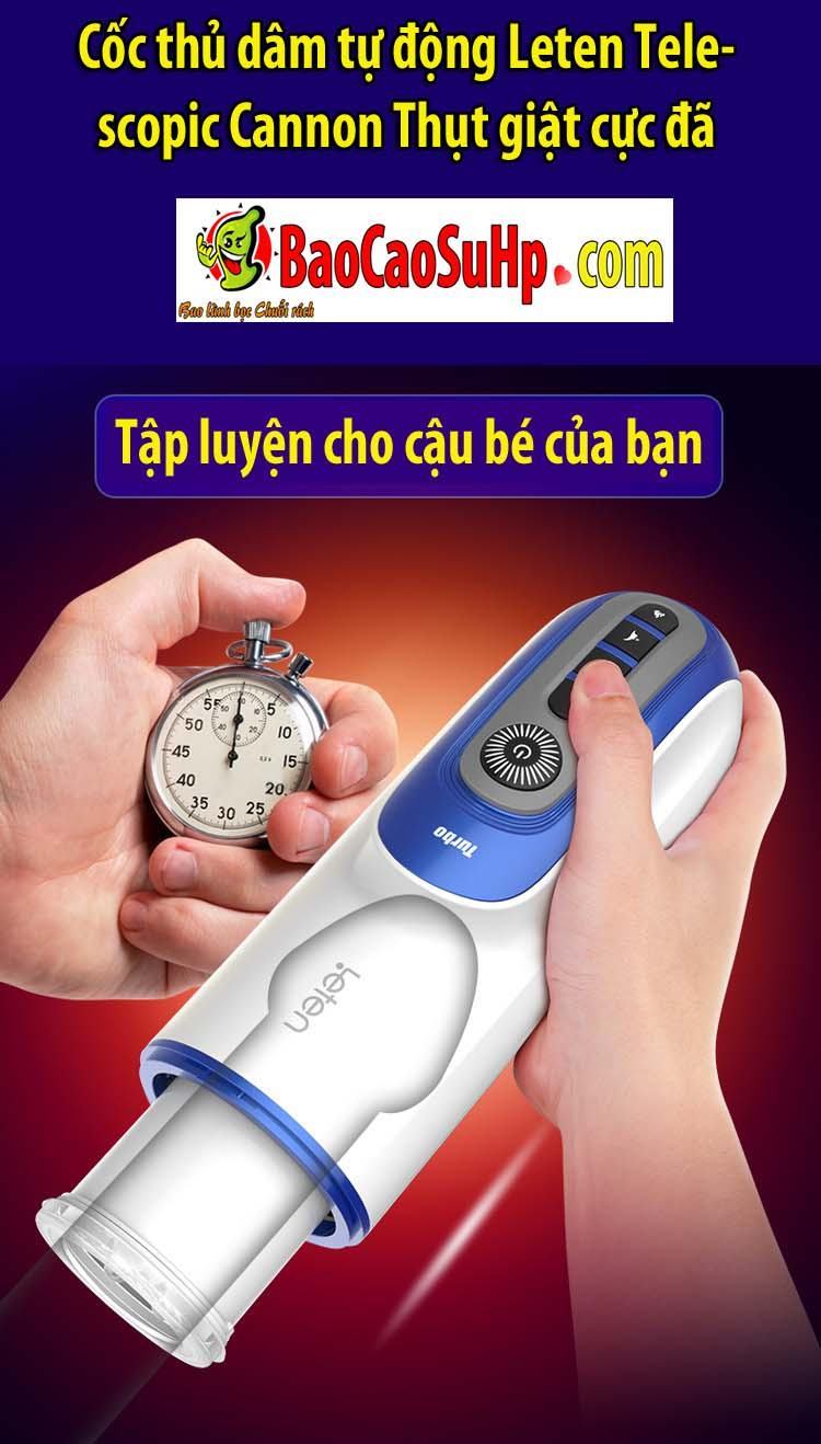 Cốc thủ dâm Leten tự động Thụt giật mạnh mẽ cực sướng