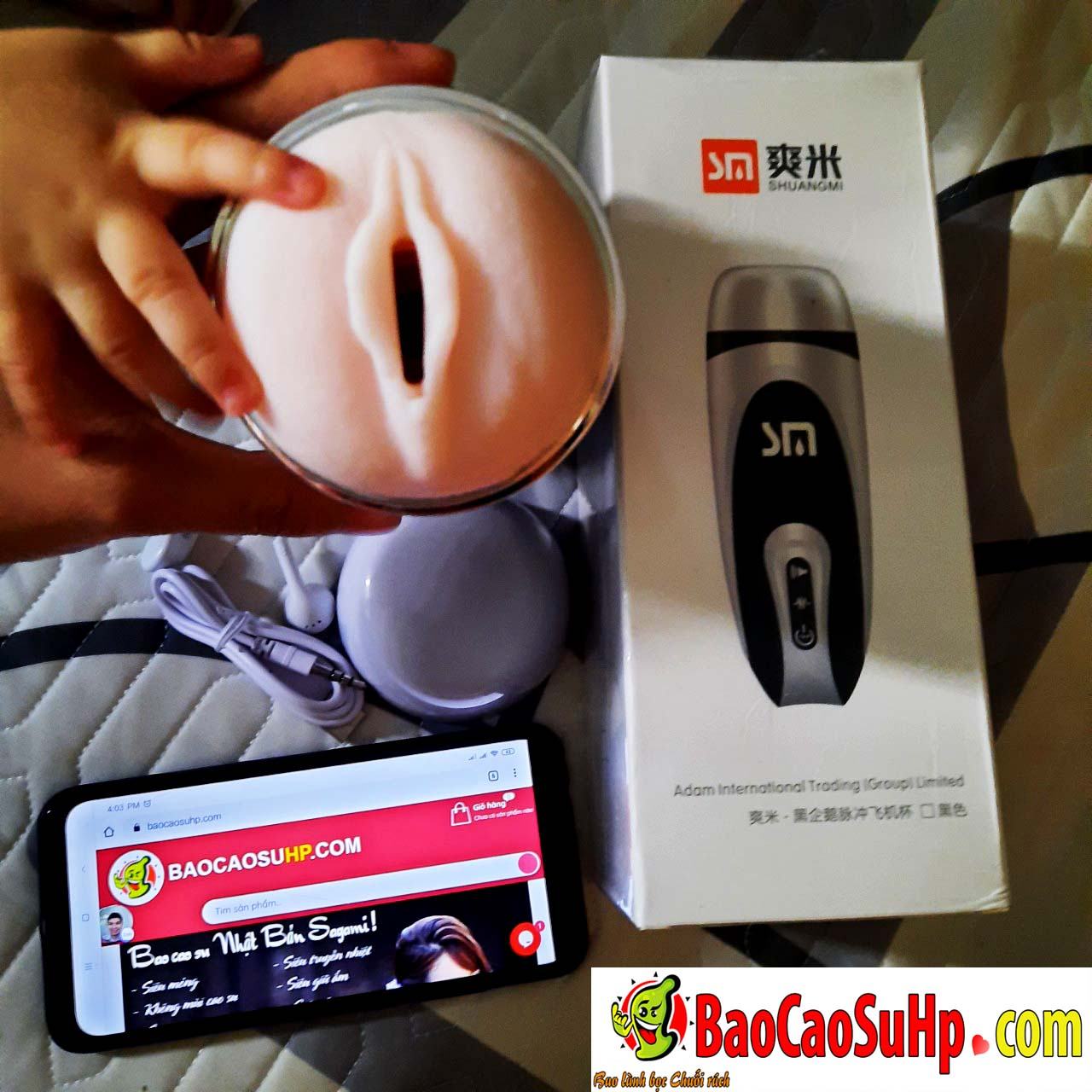 Sextoy cốc thủ dâm Shuangmi Penguin - Nhỏ gọn, thụt giật cực phê