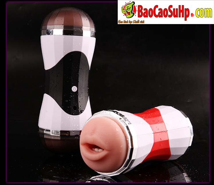 Cốc thủ dâm Mizzzee Double hole 2 đầu rung cảm ứng mạnh