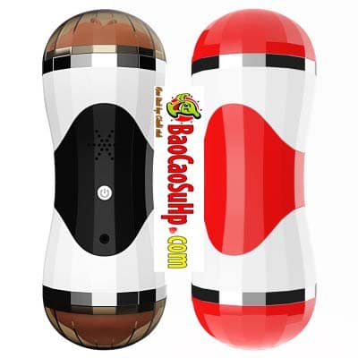 Cốc thủ dâm Mizzzee Double hole 2 đầu rung cảm ứng mạnh