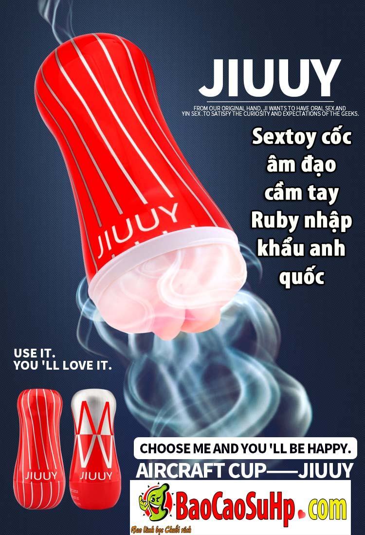 Sextoy cốc âm đạo Ruby nhập khẩu Anh quốc nhỏ gọn tiện dụng