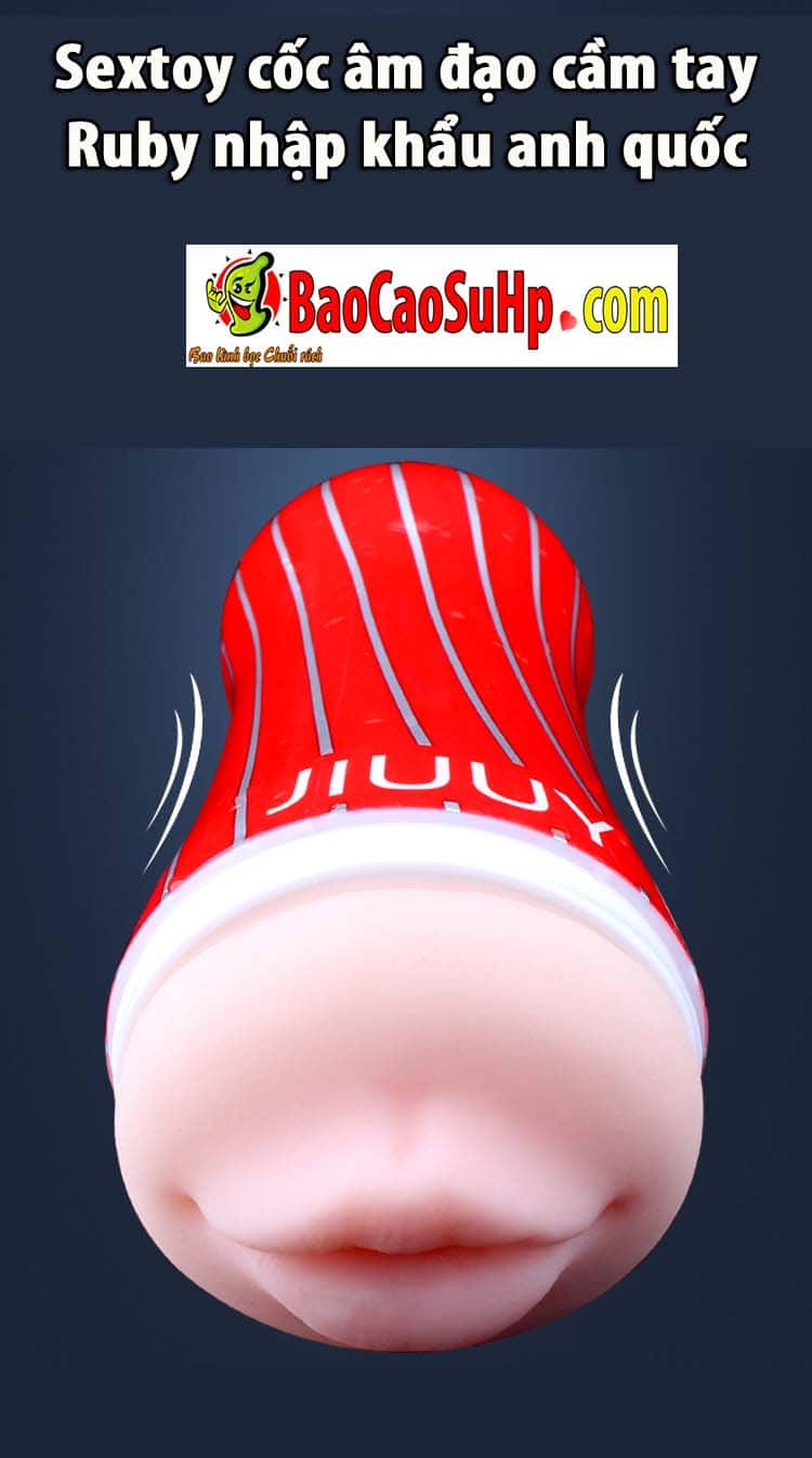 Sextoy cốc âm đạo Ruby nhập khẩu Anh quốc nhỏ gọn tiện dụng