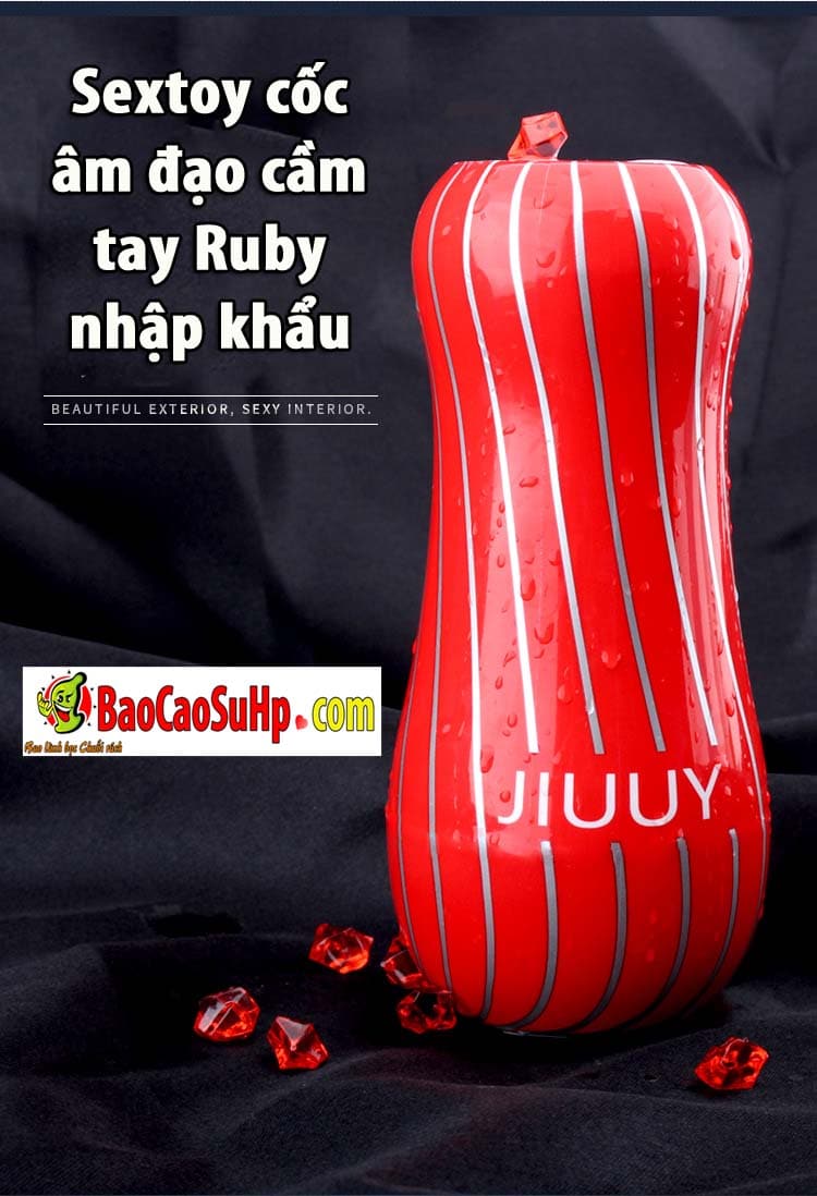 Sextoy cốc âm đạo Ruby nhập khẩu Anh quốc nhỏ gọn tiện dụng