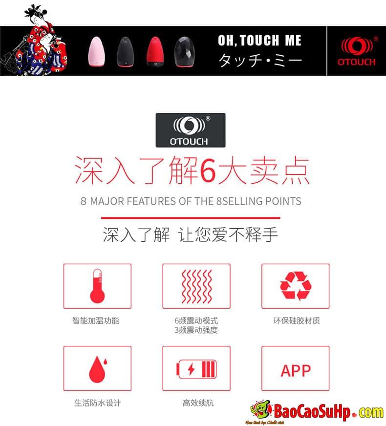 Sextoy âm đạo giả bú mút Otouch silicon cao cấp mềm mại