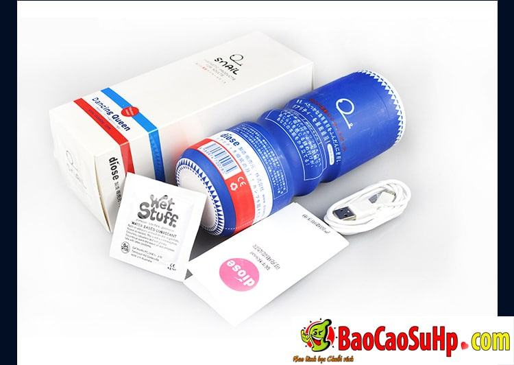 Cốc Âm Đạo Ngụy Trang Rung 20 Chế Độ Snail Tinh Tế Êm Ái