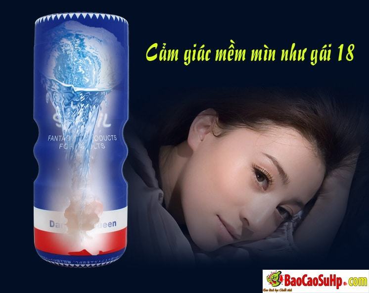 Cốc Âm Đạo Ngụy Trang Rung 20 Chế Độ Snail Tinh Tế Êm Ái