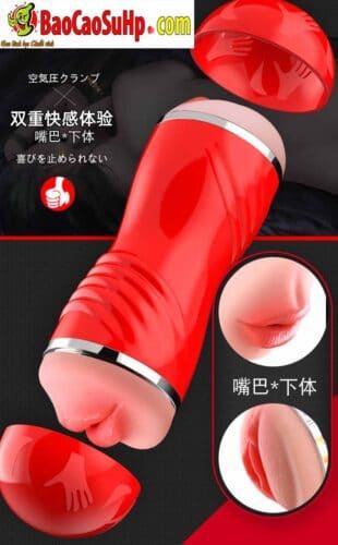 Cốc thủ dâm 2 đầu Long Menstrong 5D lõi TPE cao cấp cực đã