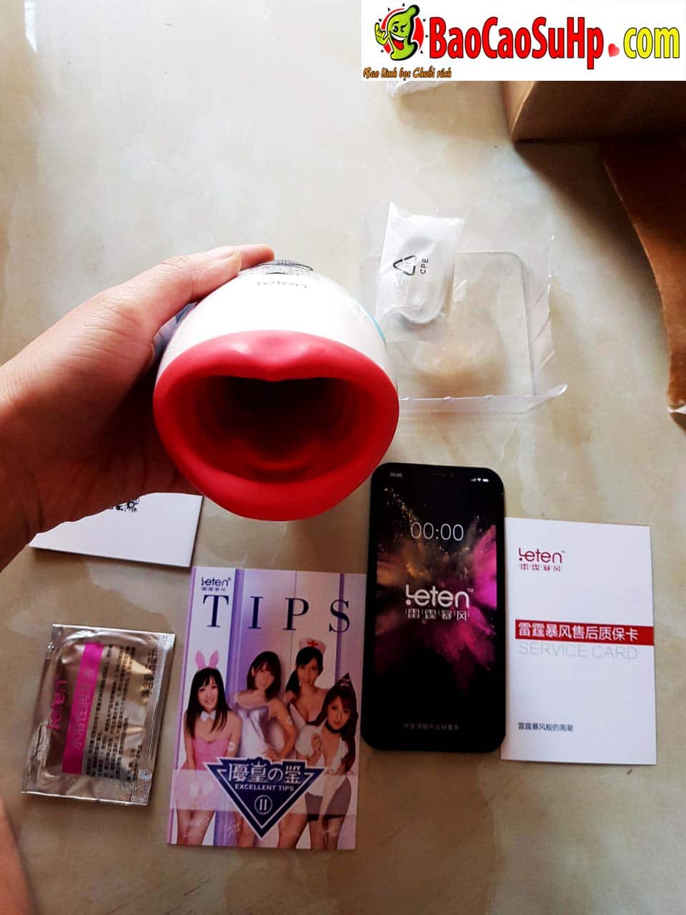 sextoy mieng Leten II Desire Red Lips 1 - Sextoy miệng bú rung rên Leten II Desire Red Lips
