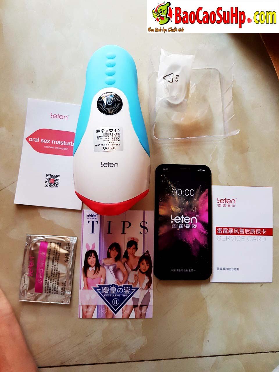 Sextoy miệng bú rung Leten Desire Red Lips tăng khoái cảm