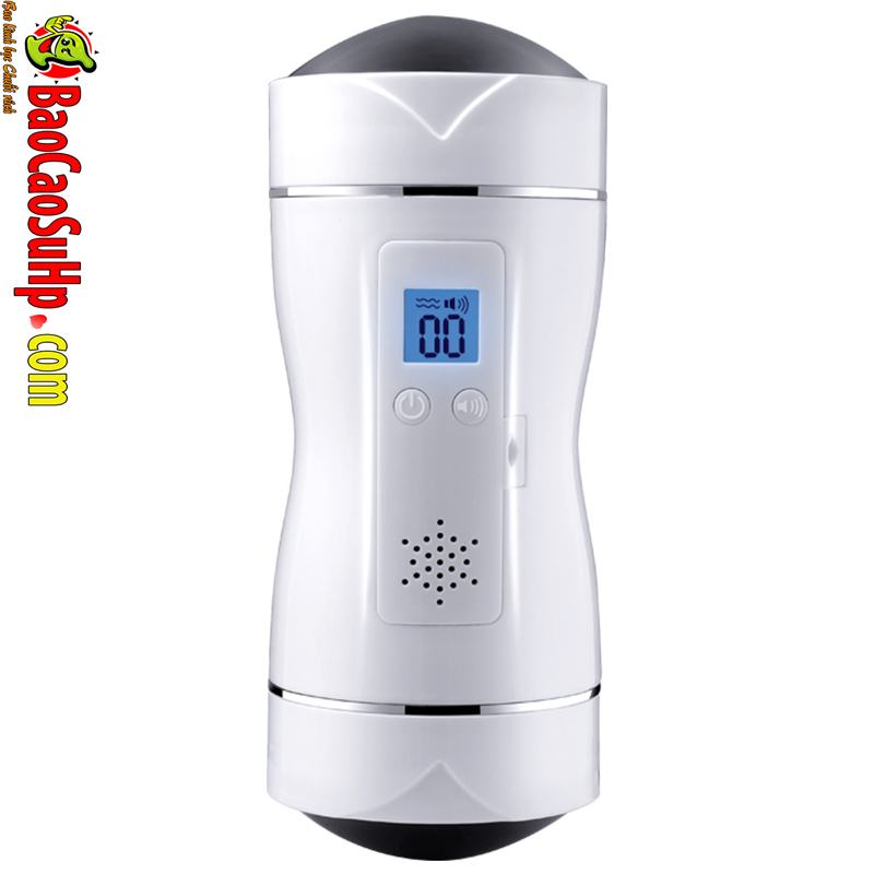 Âm đạo giả cầm tay rung LCD 2 đầu Vip Love siêu thực