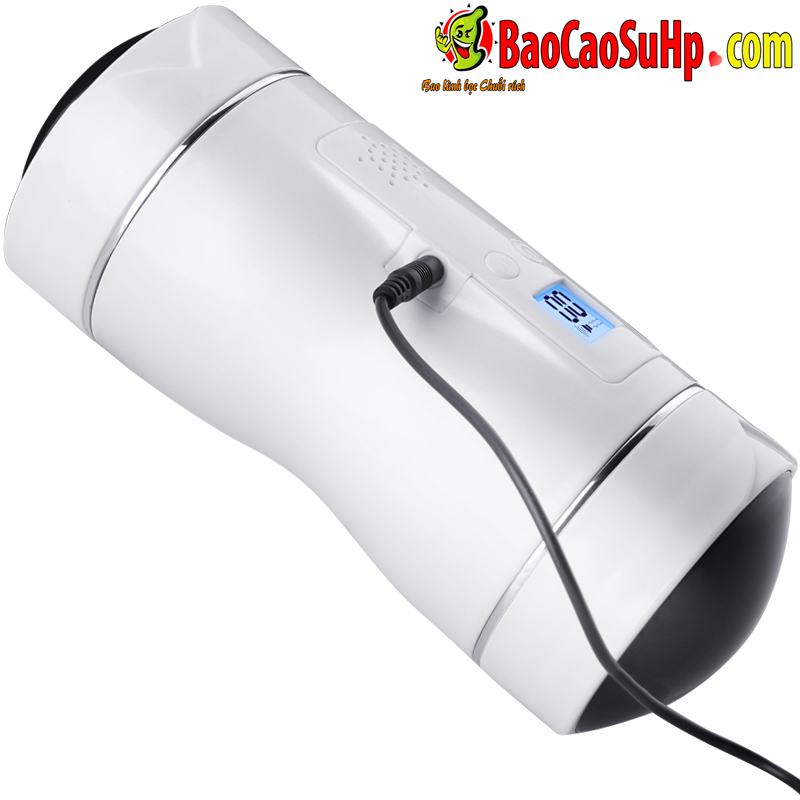 Âm đạo giả cầm tay rung LCD 2 đầu Vip Love siêu thực