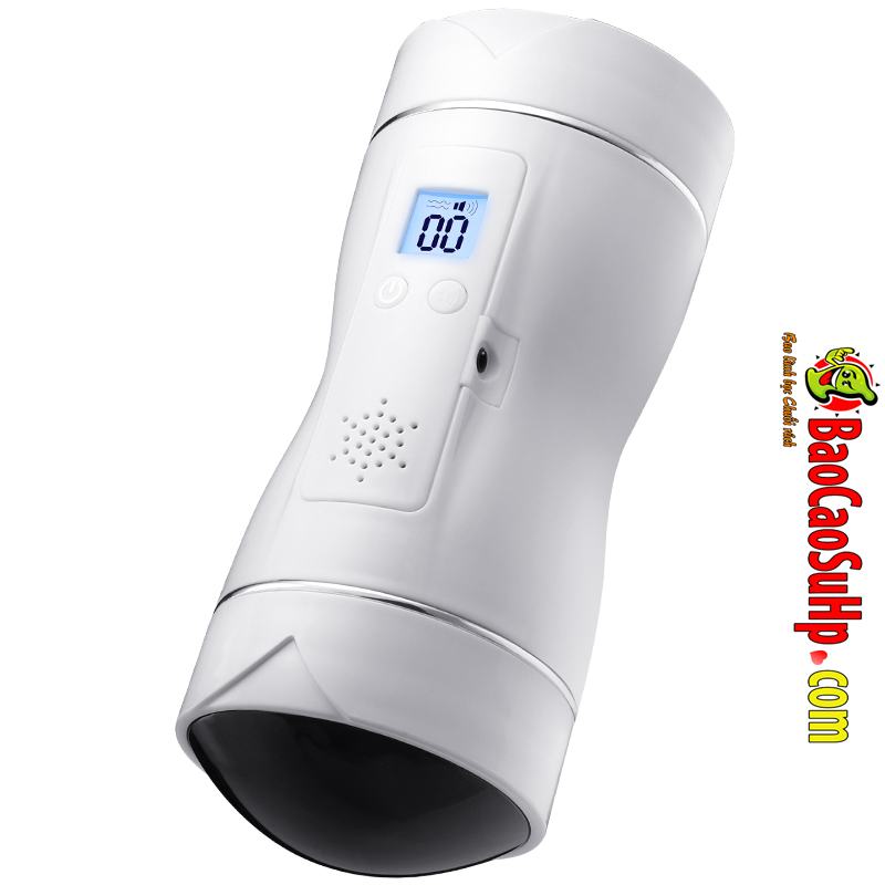 Âm đạo giả cầm tay rung LCD 2 đầu Vip Love siêu thực