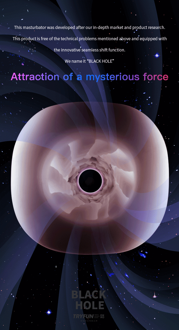 Cốc thủ dâm tự động Nhật Bản TRYFUN SOUL lỗ đen sâu thẳm tiện lợi