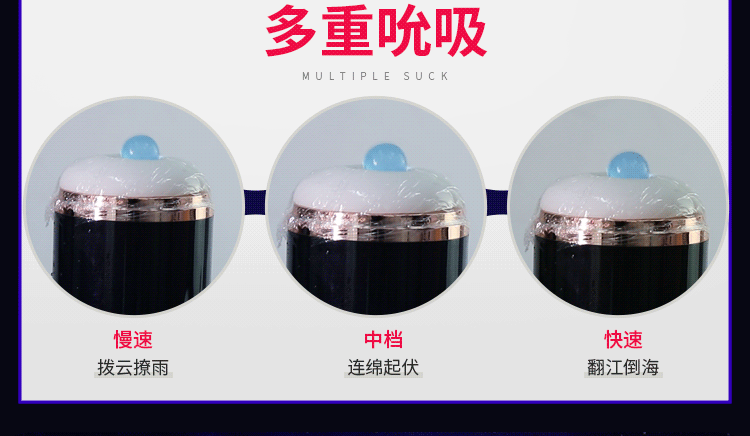 Cốc âm đạo giả Mizzzee GunZ tự động co bóp hút nhỏ gọn tiện di chuyển